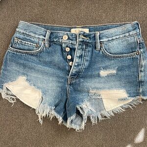 Free People Jean Shorts